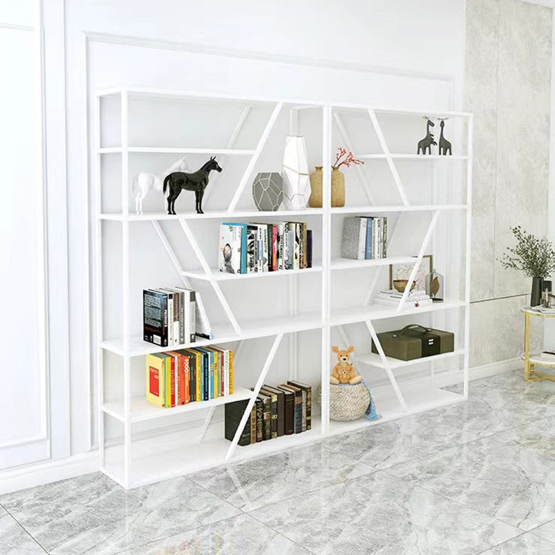 Contemporary Bookshelf Metal Open Shelf Bookcase for Study Room