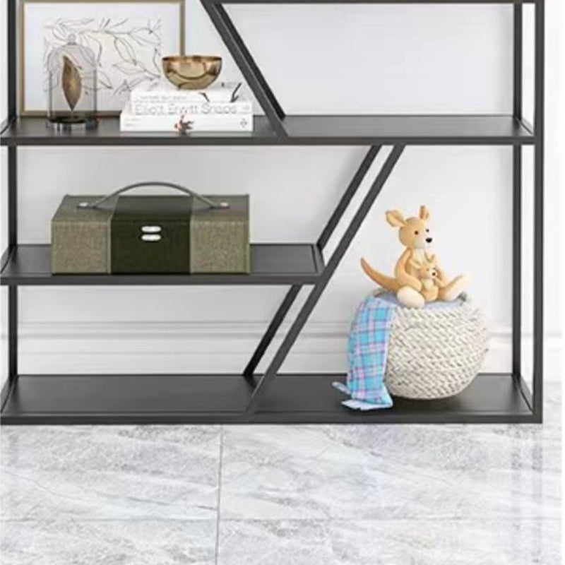 Contemporary Bookshelf Metal Open Shelf Bookcase for Study Room