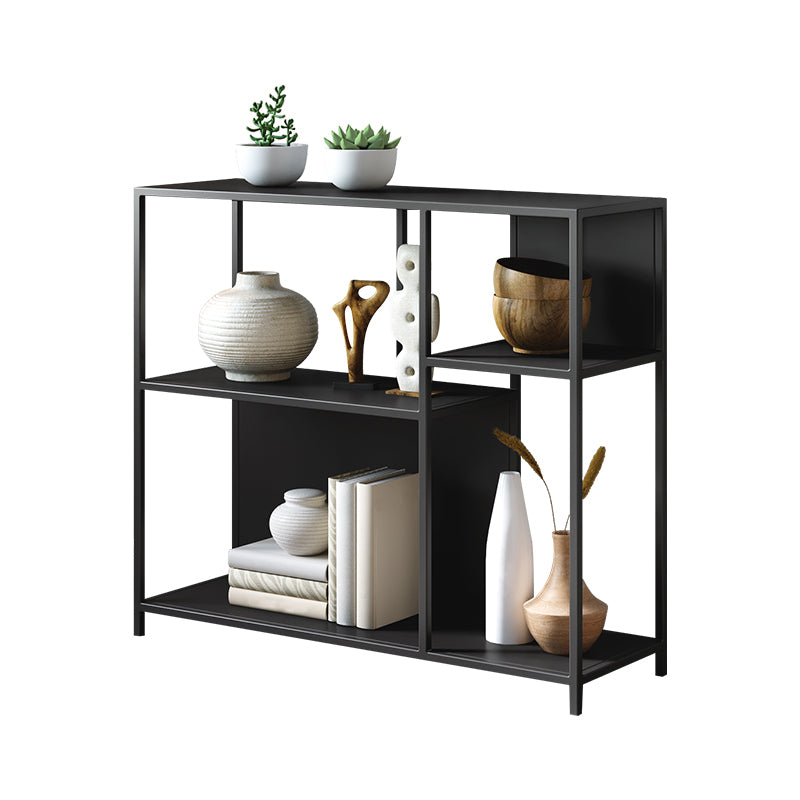 Contemporary Book Shelf Metal Open Back Shelf Bookcase for Study Room