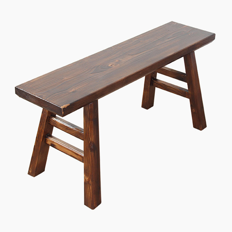 9.8 Inch Wide Contemporary Seating Bench Solid Wood Pine Bench