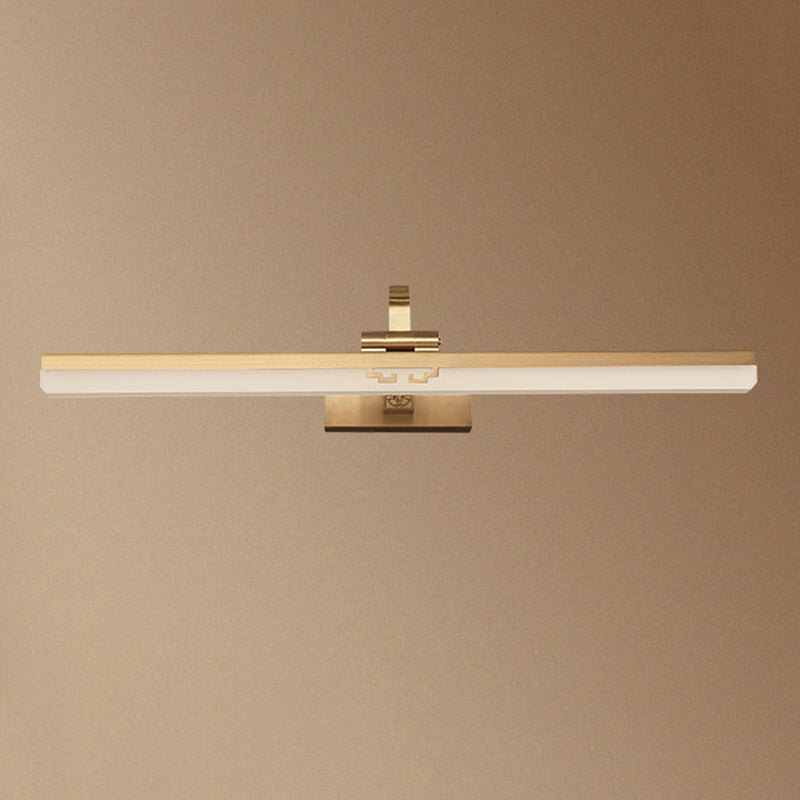 1-Light Linear Vanity Light Fixtures Modern Metal Vanity Lighting