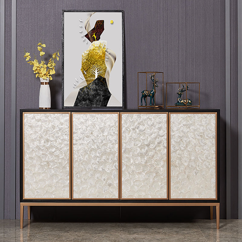 Contemporary Style Sideboard Wood Sideboard Buffet for Kitchen