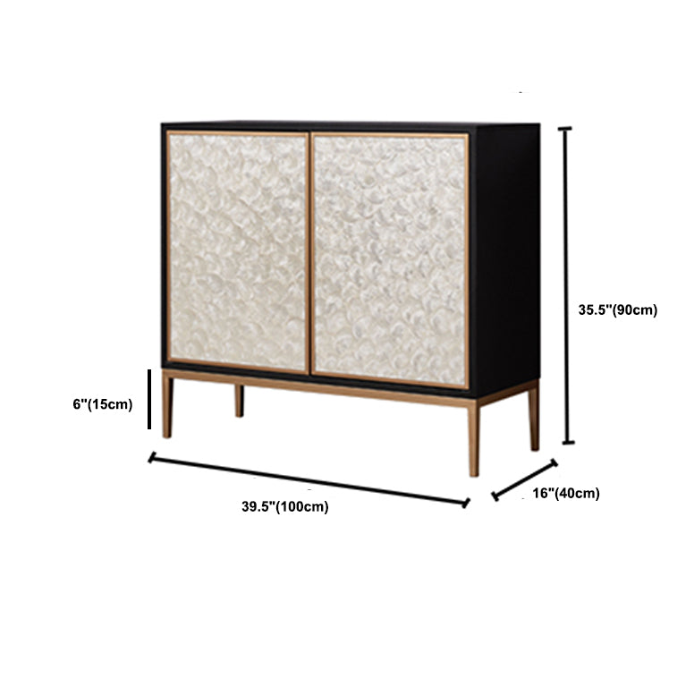 Contemporary Style Sideboard Wood Sideboard Buffet for Kitchen