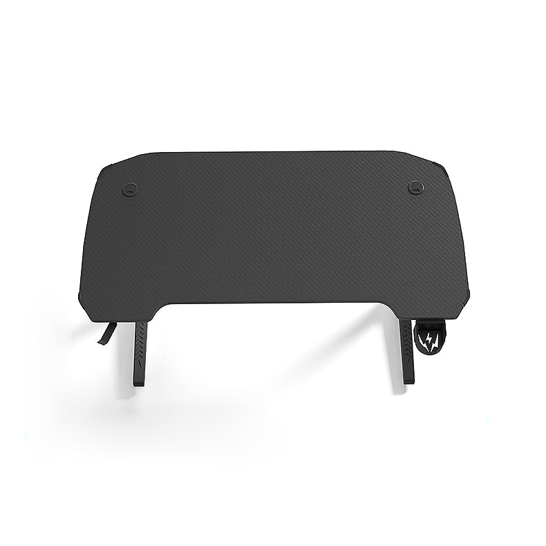 Contemporary Gaming Desk T-Shape Adjustable Height Computer Desk