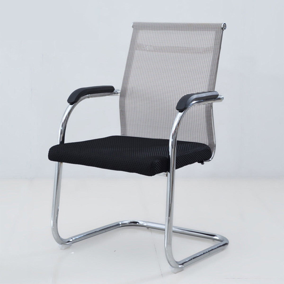 Silver Frame Office Chair No Distressing AirGrid Arm Chair with Breathable