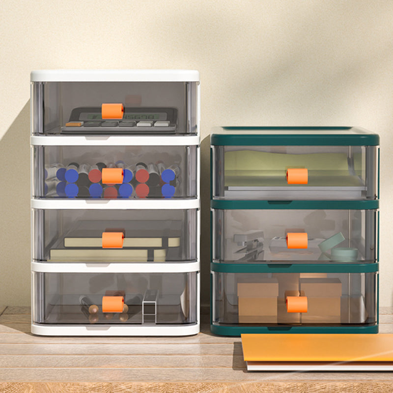 Contemporary Cabinet Plastic with Drawers Vertical File Cabinet for Home Office