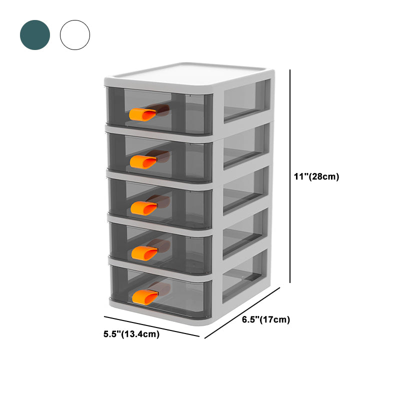 Contemporary Cabinet Plastic with Drawers Vertical File Cabinet for Home Office