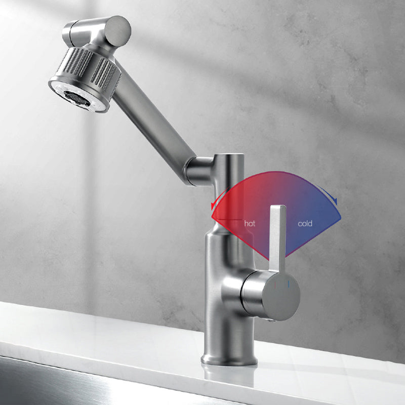 Contemporary Style Faucets One Lever Handles Vessel Sink Faucets