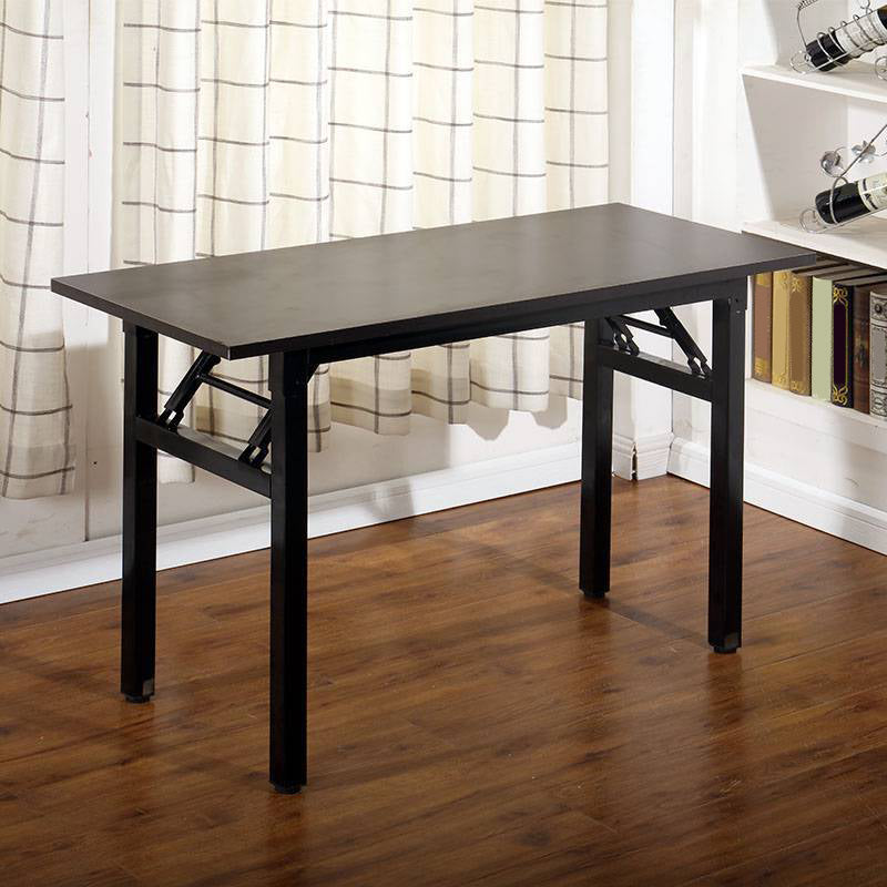 Rectangular Writing Desk Modern Home Office Desk with Metal Legs