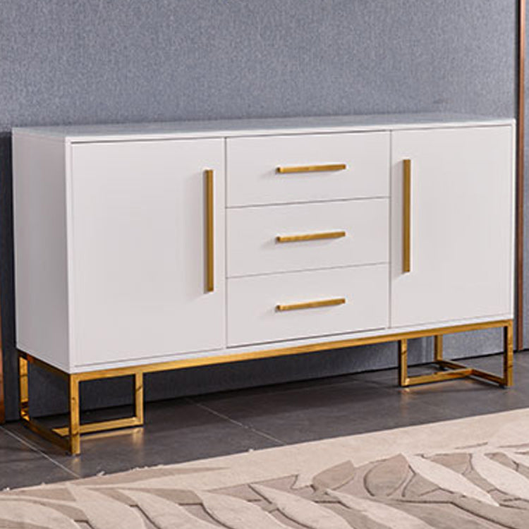 Contemporary Dining Buffet with Drawers Engineered Wood Dining Server