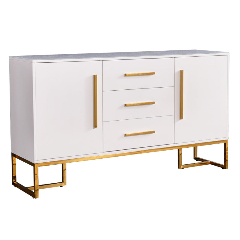 Contemporary Dining Buffet with Drawers Engineered Wood Dining Server