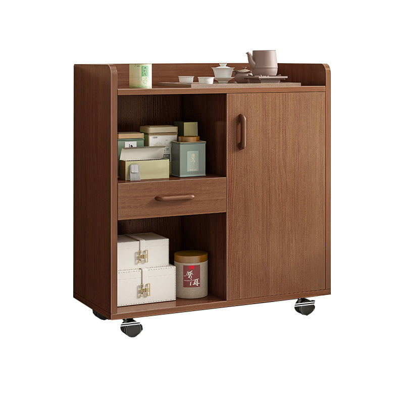 Engineered Wood Buffet Server Contemporary Dining Server for Dining Room