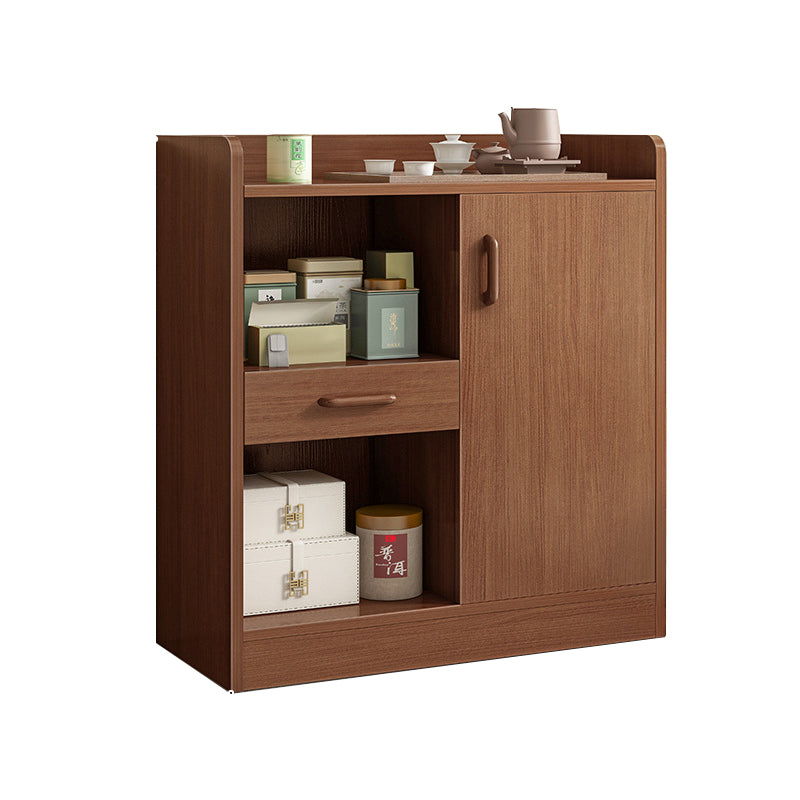 Engineered Wood Buffet Server Contemporary Dining Server for Dining Room