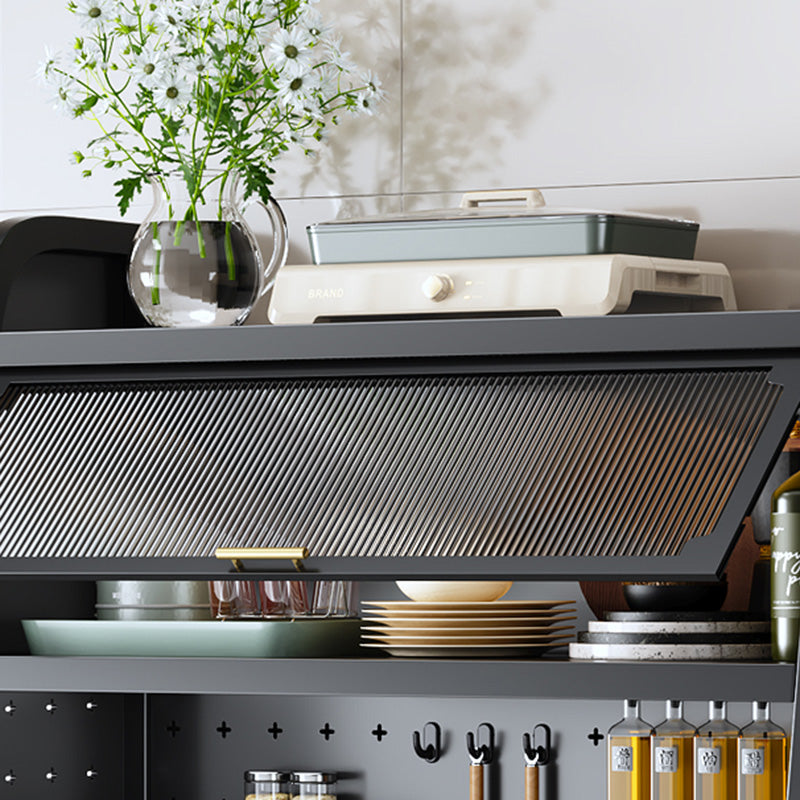 Glam Sideboard Table Metal and Acrylic Buffet Sideboard for Dining Room