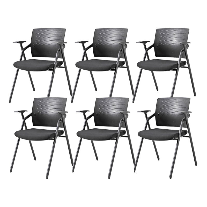 Mid-Back Ergonomic Conference Chair Contemporary Guest Chair without Wheels