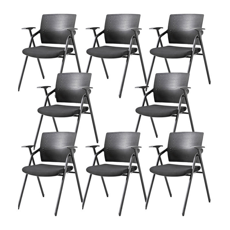 Mid-Back Ergonomic Conference Chair Contemporary Guest Chair without Wheels