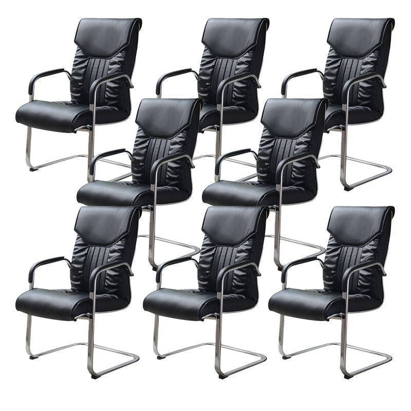 22" Wide Contemporary Executive Chair No Wheels Managers Chair