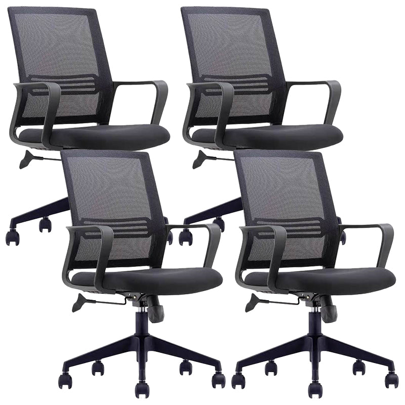 Contemporary Office Chair Mesh Computer Chair Ergonomic Mid Back Chair