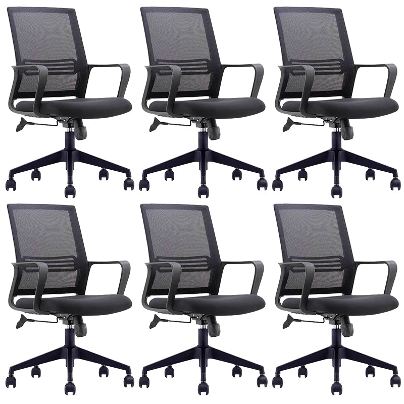 Contemporary Office Chair Mesh Computer Chair Ergonomic Mid Back Chair