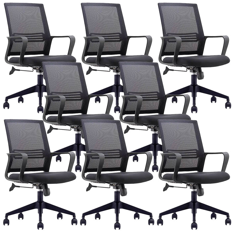 Contemporary Office Chair Mesh Computer Chair Ergonomic Mid Back Chair