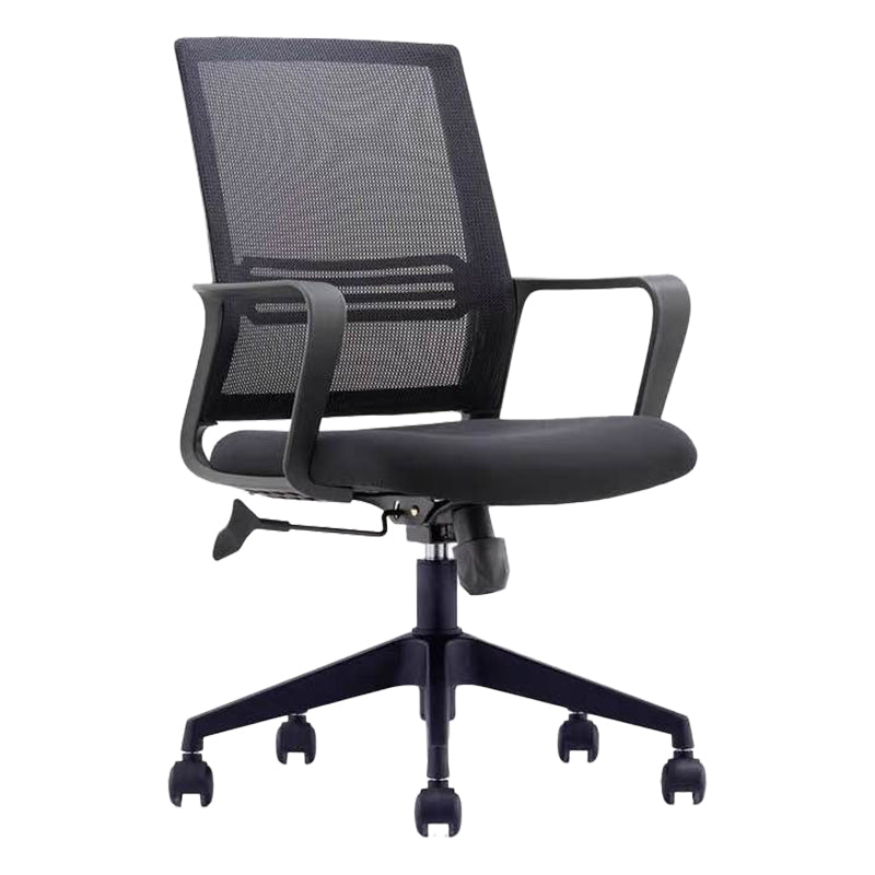 Contemporary Office Chair Mesh Computer Chair Ergonomic Mid Back Chair