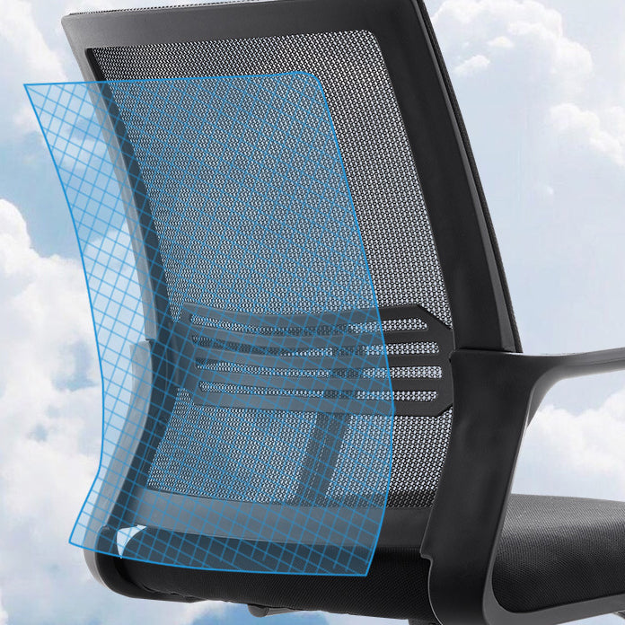 Contemporary Office Chair Mesh Computer Chair Ergonomic Mid Back Chair