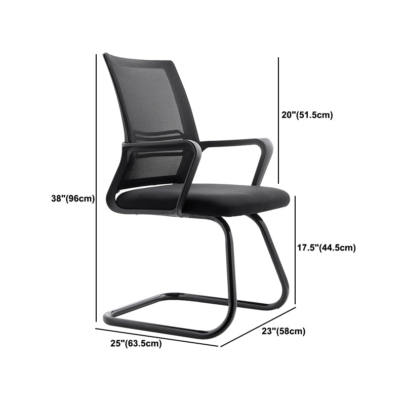 Contemporary Office Chair Mesh Computer Chair Ergonomic Mid Back Chair