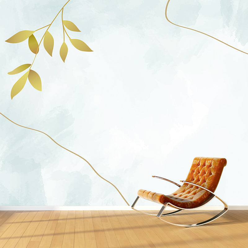 Modern Style Illustration Mural Wallpaper Minimalism Sitting Room Wall Mural