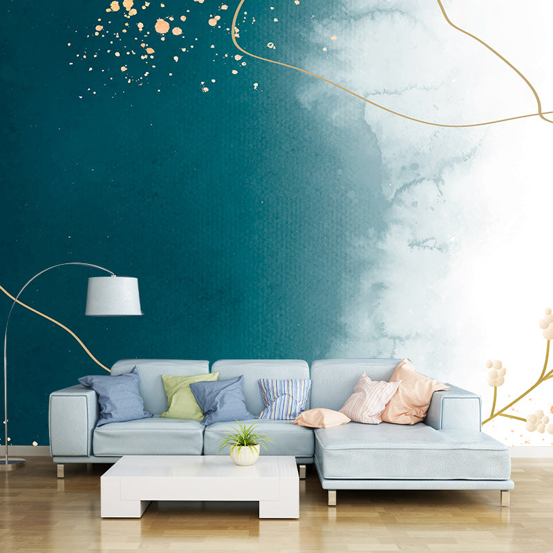 Modern Style Illustration Mural Wallpaper Minimalism Sitting Room Wall Mural