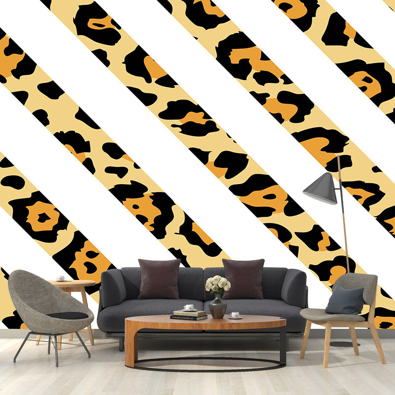 Animal Skin Mural Wallpaper Environment Friendly Living Room Wall Mural