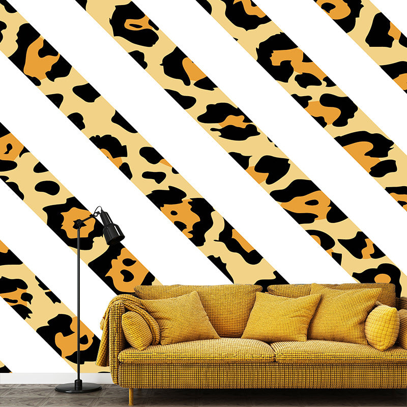 Animal Skin Mural Wallpaper Environment Friendly Living Room Wall Mural