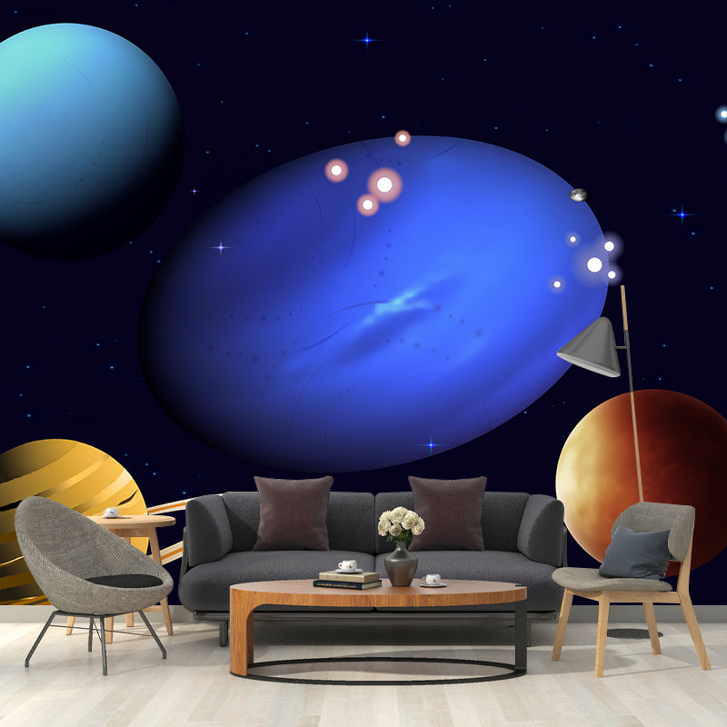 Environmental Wall Mural Wallpaper Universe Pattern Living Room Wall Mural