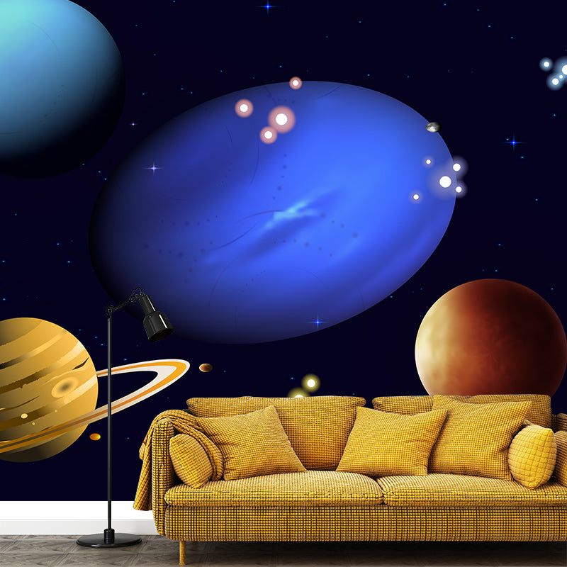 Environmental Wall Mural Wallpaper Universe Pattern Living Room Wall Mural