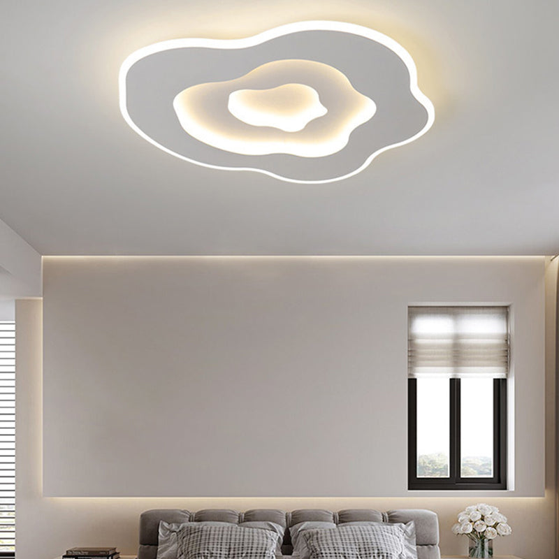 LED White Ceiling Light Modern Flush Mount Lighting for Restaurant Room