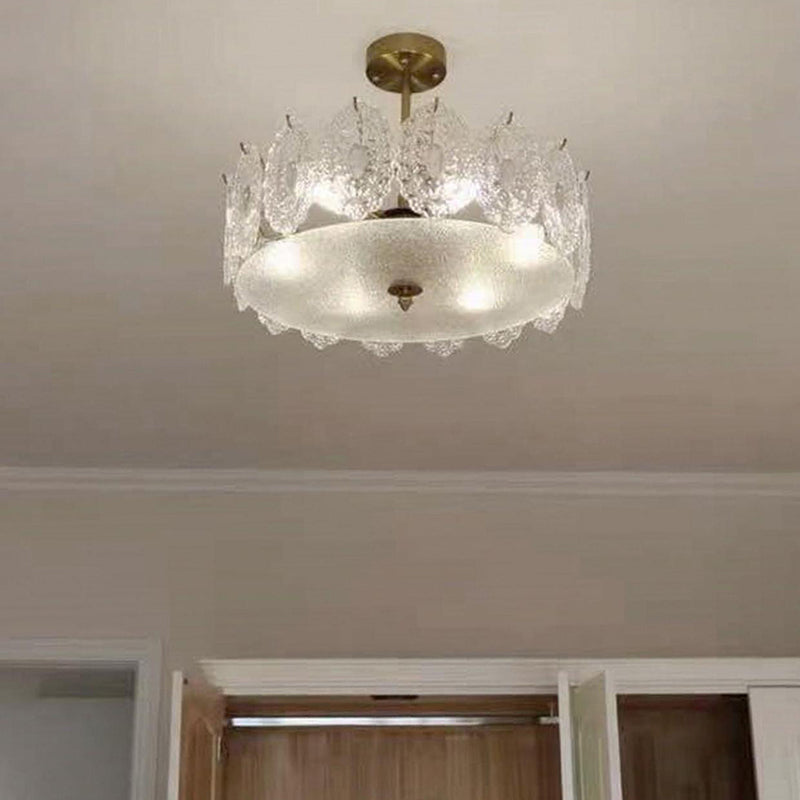 Nordic Ceiling Light Creative Glass Flush Mount Light Fixture for Sitting Room