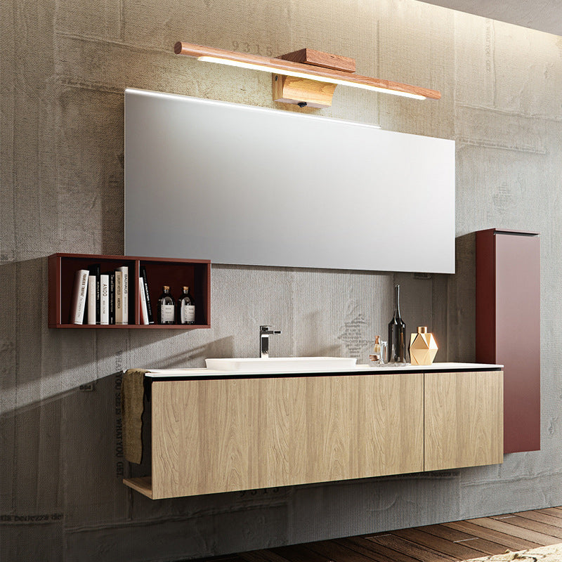 Modernism Bath Bar Vanity Lighting LED Wood Light for Bathroom