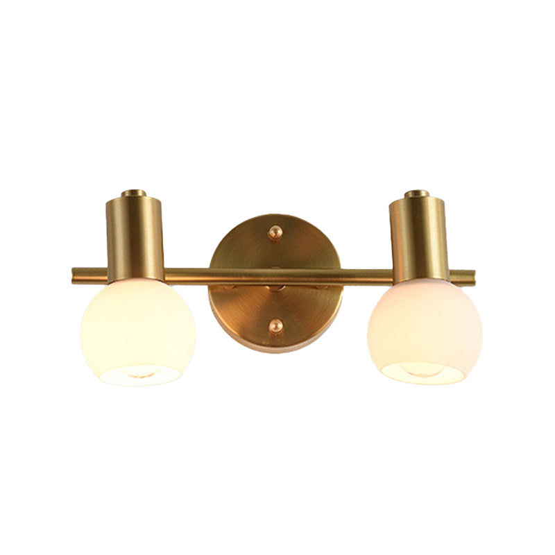 Contemporary Metal Vanity Lighting Golden Bath Bar Light for Bathroom