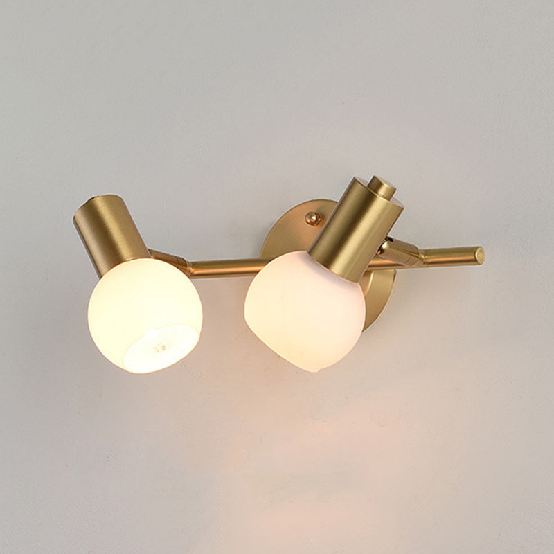 Contemporary Metal Vanity Lighting Golden Bath Bar Light for Bathroom