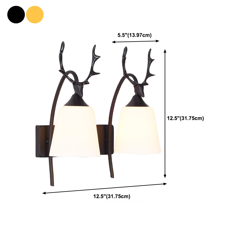 Unique Shape Wall Mount Light Fixture Modern Wall Mounted Lighting with Antlers