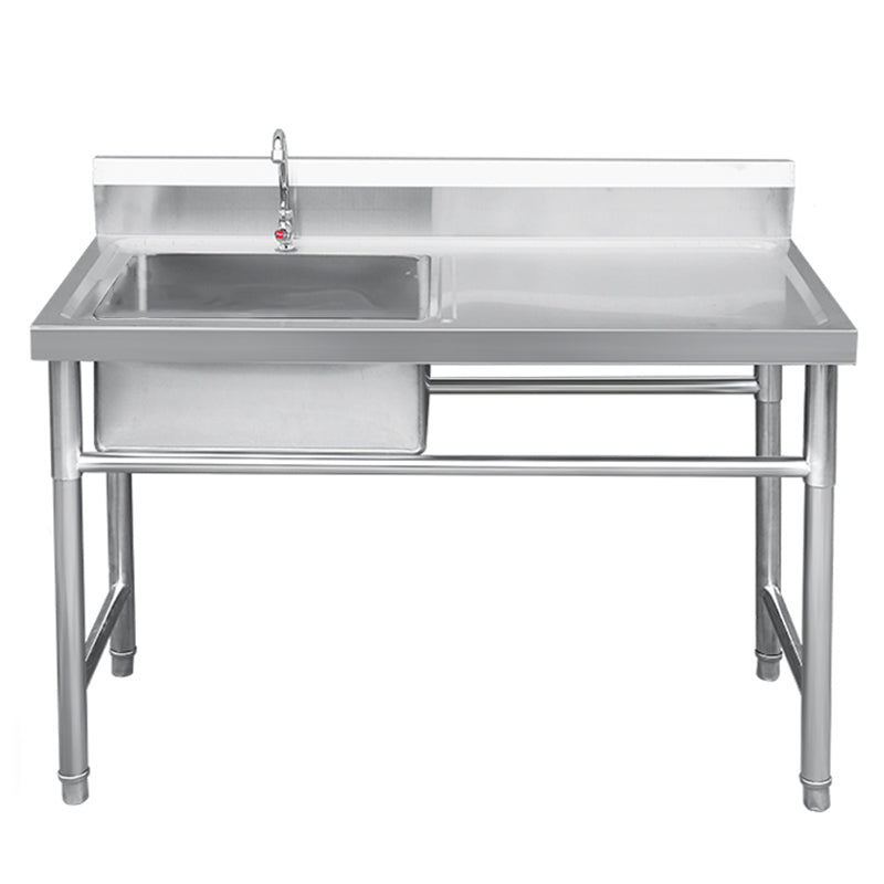 Stainless Steel Sink Undermount Kitchen Sink with Faucet and Base