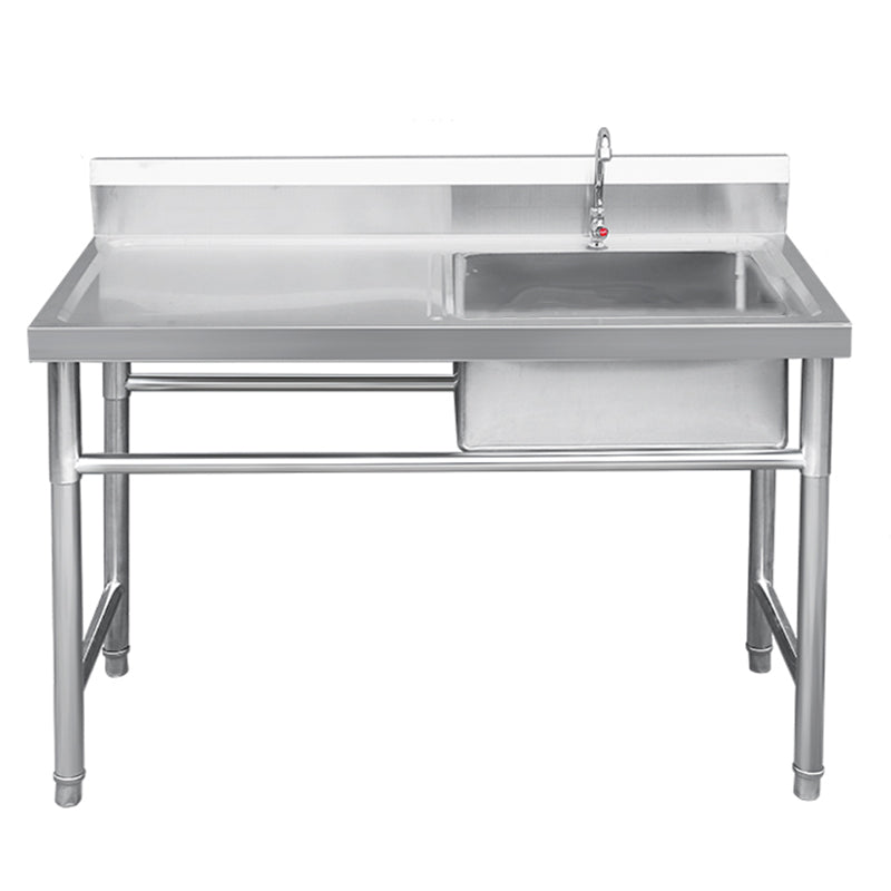 Stainless Steel Sink Undermount Kitchen Sink with Faucet and Base