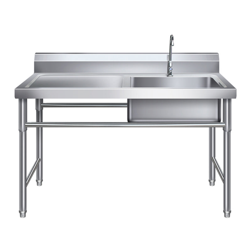 Stainless Steel Sink Undermount Kitchen Sink with Faucet and Base