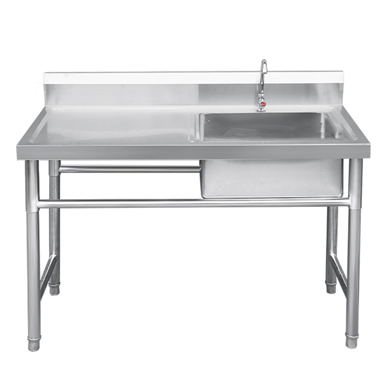 Stainless Steel Sink Undermount Kitchen Sink with Faucet and Base