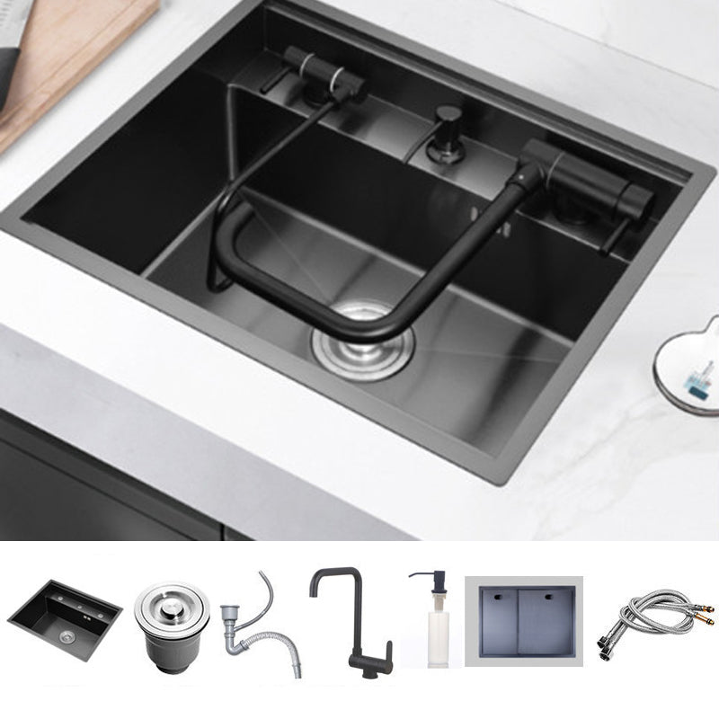 Stainless Steel Sink for Kitchen Drop-In Kitchen Sink with Soap Dispenser