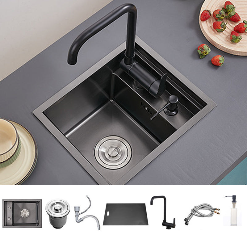 Stainless Steel Sink for Kitchen Drop-In Kitchen Sink with Soap Dispenser