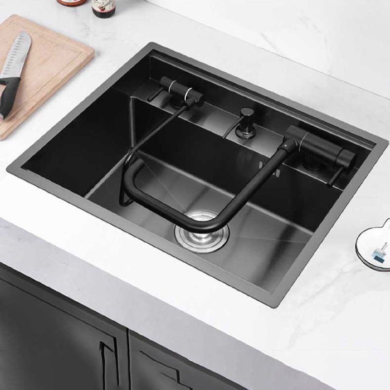 Stainless Steel Sink for Kitchen Drop-In Kitchen Sink with Soap Dispenser