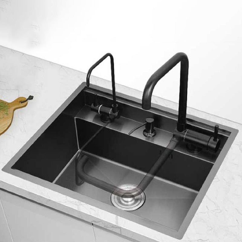 Stainless Steel Sink for Kitchen Drop-In Kitchen Sink with Soap Dispenser