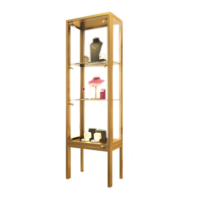 Gold/ Black Display Stand Stainless Steel China Display with High Legs