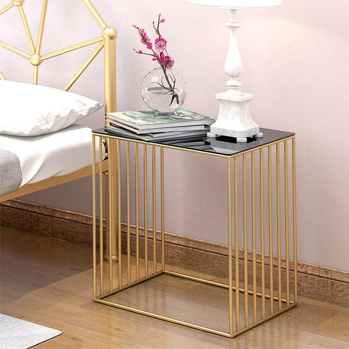 Modern Bedside Cabinet Iron Nightstand for Bedroom , 18"W X 19.5"H