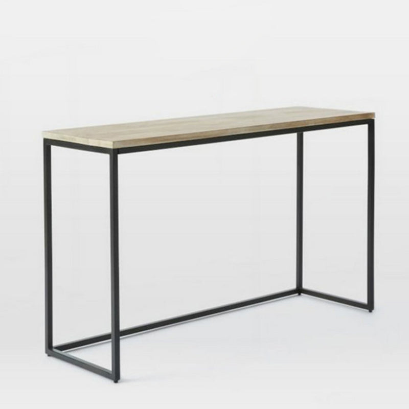 Metal Contemporary Console Table 31.5" H Rectangle End Table